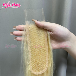Vente en gros de fermetures en dentelle HD 2x6, cheveux brésiliens non traités, ondulations profondes lâches <span class=keywords><strong>613</strong></span> pour extensions de cheveux en dentelle, cheveux humains - Product Image 3