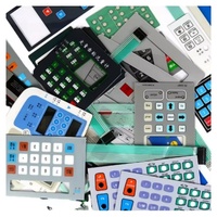 Commutateurs à membrane métalliques LED de haute qualité pour l'électronique intelligente, prix compétitif, clavier personnalisé OEM, finition mate/brillante