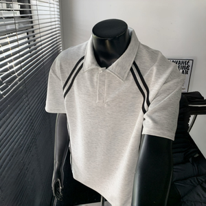 Camiseta de Manga Corta Negra para Hombre, 100% Algodón, Tejido Transpirable, Estilo Casual - Product Image 3