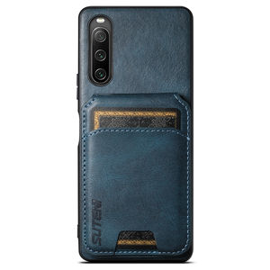 PU cuir support portefeuille fonctions fentes pour cartes housse de téléphone pour <span class=keywords><strong>Sony</strong></span> Xperia 10 V IV - Product Image 3
