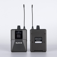 RUOCA RC-U8092B professionnel Portable 3.5mm UHF Microphone sans fil léger pour la scène Performance enseignement fabriqué en plastique