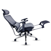 Chaise de bureau ergonomique en maille confortable pour la maison et le gaming, avec soutien lombaire, accoudoirs réglables et dossier inclinable