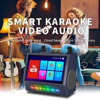 GENCE 2026 Nouveau Grand Écran Tactile 13,3 pouces pour Haut-parleur Intelligent RVB Alimenté par Batterie avec Entrée Auxiliaire, Stéréo Portable pour Home Cinéma
