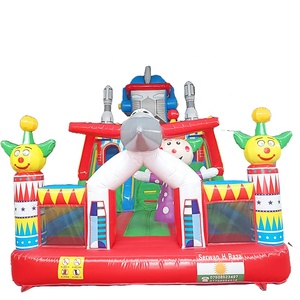 Offre Spéciale <span class=keywords><strong>petit</strong></span> trampoline violet de maison de rebond de PVC commercial avec le château plein d'entrain gonflable de la glissière 5*8m pour des enfants - Product Image 1
