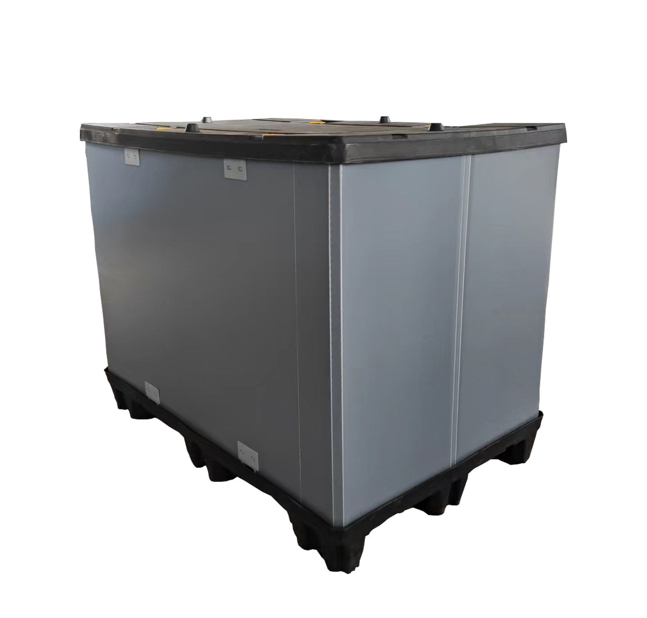 Складной ящик для автомобильной промышленности PP HDPE с пластиковой гофрированной крышкой для поддонов для упаковки автомобильной промышленности