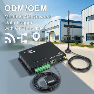 เครื่องบันทึกข้อมูลเครือข่ายโมดบัส 4G พร้อม GPS สำหรับตรวจสอบอุณหภูมิและความชื้นในอาคารโรงงาน - Product Image 1