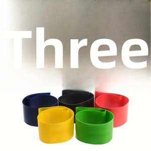 Bandes de Résistance en Boucle pour Hanches et Squats, Lot de 5 Pièces, pour Fitness, Amincissement, Remodelage, Traction et Entraînement Yoga - Product Image 5