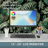 Vente en gros d'usine, moniteur LCD pour ordinateur de bureau de 18,5/19/19,5/20/21,5/22/23,6 pouces, 1920x1080, 75 Hz, 5 ms, panneau TN, moniteurs de jeu