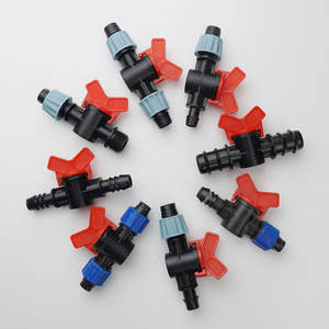 Vanne de dérivation d'irrigation goutte à goutte en plastique, diamètre 16 mm, modèle Qx-022, taille personnalisée pour bande d'irrigation goutte à goutte - Product Image 4