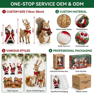 Ornements <span class=keywords><strong>de</strong></span> Noël LANTINGXU pour enfants, cadeaux, étoile, arbre et maison avec soldat casse-noisette, ornements <span class=keywords><strong>de</strong></span> Noël personnalisés - Product Image 5