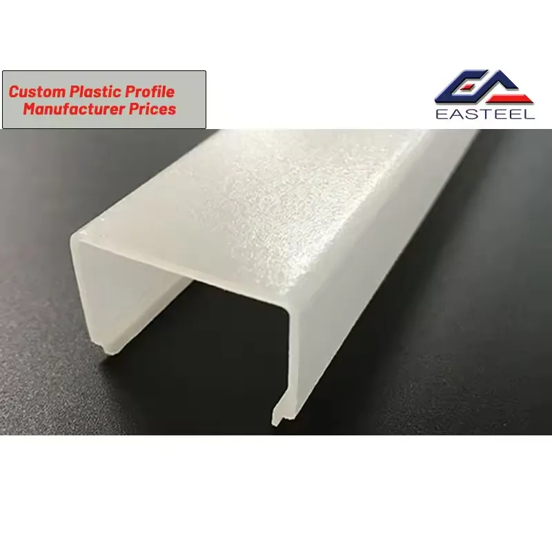 Manufacturer Custom Flexible Uv Protected Extrusion Pvc Plastic Profile