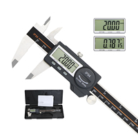 Micromètre numérique SHAHE IP54, outil de mesure en acier inoxydable, réglage fin par molette, conversion en/in