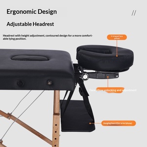 Cama de Masaje de Belleza de PVC, Multiusos, Moderna, Simple, Portátil, Plegable, Cama de Fisioterapia, Venta al por Mayor Transfronteriza - Product Image 3