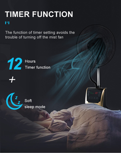 Ventilatore a Nebulizzazione Elettrico di Alta Qualità da 16 Pollici con Repellente per Zanzare, Motore in Rame e Telecomando per Uso Domestico, Esterno e Alberghiero - Product Image 6