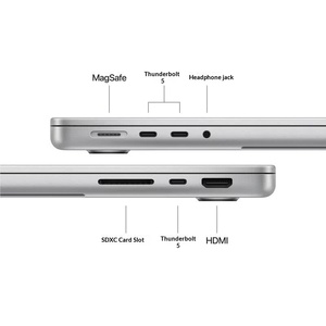 Nuovo <span class=keywords><strong>MacBook</strong></span> <span class=keywords><strong>Pro</strong></span> di Apple <span class=keywords><strong>14</strong></span> <span class=keywords><strong>Pollici</strong></span> con Chip M5 <span class=keywords><strong>Pro</strong></span> 15+16 Core, 24GB RAM, 1TB SSD, Laptop AI con Caricabatterie da 70W Incluso - Product Image 6