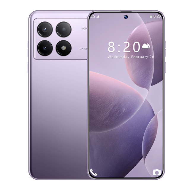 2024 Cheap K70 Pro 5G Smartphone Big Screen Dual SIM HD LCD 120Hz English Android 10 4000mAh Battery