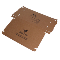 Boîte en carton ondulé réutilisable avec logo personnalisé - Emballage d'expédition anti-rayures pour tapis de souris et accessoires électroniques