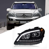 Phares LED modifiés pour Mercedes-Benz ML350 W164, phares LED DRL, clignotants, feux de route, 12V