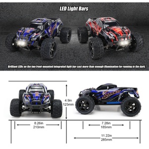Camion monstre tout-terrain 4x4 REMO Hobby SJY-1635 à l'échelle 1/16 sans balais avec éclairage LED, modèles de véhicules, BUGGY, camion RC - Product Image 5