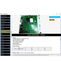 Fiche technique Ecus 2.0, logiciel de réparation d'ECU, schémas de circuits imprimés avec composants électroniques des ECU de voitures et informations supplémentaires