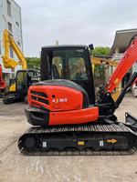 Gebrauchte japanische 5-Tonnen- und 6-Tonnen-Mini-Kubota-Bagger Kubota KX057 KX163 KX155 U55 gebrauchte Kubota KX165 U55 Kleinbagger.