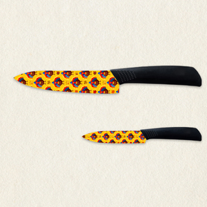 Nouvelle tendance 2 ensembles de couteaux de chef en céramique Couteau de chef professionnel Manche en plastique En stock Livraison gratuite Haute qualité Ebay Dropshipping - Product Image 6