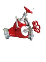 Distributeur d'eau pour hydrant d'incendie en alliage d'aluminium à 2 voies avec raccord flexible Mahcino pour tuyau d'incendie