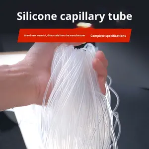 หลอดซิลิโคนใส [ขนาดเล็ก] ท่อใสทนต่อการฉีกขาดท่อซิลิโคนขนาด0.5มม./1/2/3 - Product Image 3