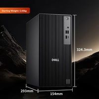PC Tower Baru Dell QCT1250 dengan Monitor 23.8 inci, Intel Core I7-14700, RAM 16GB DDR5, SSD 1TB + HDD 2TB, RX550 8GB untuk Bisnis, Kantor, dan Pembelajaran