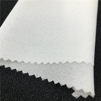 Entoilages fusibles tissés favorables à l'environnement de polyester de 75D 100% pour l'habillement