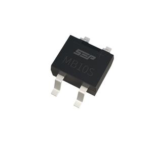 แผงวงจรเรียงกระแสแบบแผ่นบริดจ์1000V 1A ขนาดใหญ่แบรนด์ SEP MB10S Patch Bridge <span class=keywords><strong>STACK</strong></span> in MBS Package ผลิตโดยแหล่งที่มา - Product Image 1