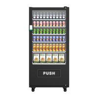 Combo Réfrigérateur Distributeur Automatique Vente Portable Refroidissement Aliments Boissons Boîtiers Personnalisés Shell Vendeur Distributeur Automatique