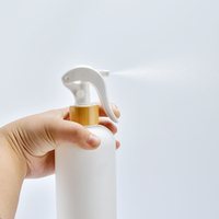 Flacon de shampooing en plastique HDPE biodégradable écologique de 300 ml, avec couvercle en bambou de 500 ml