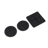 Vente en gros d'écouteurs en silicone 3D Port trou Patch casque prise en caoutchouc pour sac sac à dos