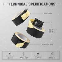 Cinta de Tela de Acetato Resistente al Calor, No Conductiva, de 0.15mm, Personalizada OEM/ODM, para Envoltura de Cables Automotrices