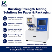 Machine d'essai de résistance à l'éclatement des cartons ondulés, testeur de résistance à l'éclatement du carton et du tissu 250-5600 kPa 0,5% ASTM TAPPI ISO