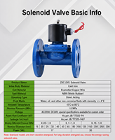 Vanne solénoïde à bride pour le contrôle des fluides DF-10C DN10 16 bars AC220V pour les installations d'ingénierie générale