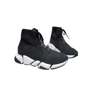 Zapatos de calcetín con cordones de diseñador para hombre, <span class=keywords><strong>zapatillas</strong></span> de deporte altas de lujo Unisex, <span class=keywords><strong>zapatillas</strong></span> de deporte al por mayor de punto de <span class=keywords><strong>marca</strong></span> de moda, malla suave para <span class=keywords><strong>mujer</strong></span> - Product Image 2