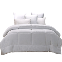 Ensemble de couette Queen moderne en polyester solide, 2 taies d'oreiller, toutes saisons, 3 pièces, personnalisable, doux, tissé, écologique, respirant