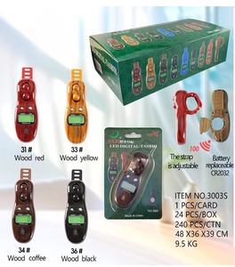 Compteur numérique électronique LED manuel à piles remplaçables, motif grain de bois, pour Tasbih islamique, chapelet et Sejadah - Product Image 2