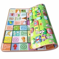 EPE Cartoon Print Baby Schaumstoff matte Doppelseiten druck EPE Kid Spiel matte Hausgarten Bildung Outdoor Krabbel matte