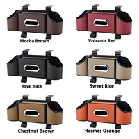 Boîte de rangement de voiture multifonctionnelle Sac organisateur Nouvelle condition Boîte à mouchoirs Porte-gobelet pour siège arrière de voiture Accessoire intérieur
