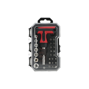 Juego de 65 piezas de llaves de carraca nuevas, herramienta manual, juego de puntas de destornillador Torx múltiples y puntas planas - Product Image 3