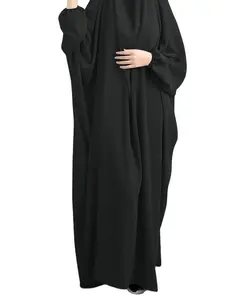 Vestido de oración de mujer musulmana de colección con HijabIslamic Overhead Long Abaya con Hijab musulmán Ramadán Abaya