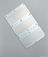Carte de circuit imprimé en aluminium MCPCB LED personnalisée, panneau LED à découpe en V, carte de circuit imprimé OEM