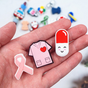Chaîne de tétine de bonne qualité sans BPA, accessoires de bijoux, cadeaux, série médicale, perles de ficelle DIY - Product Image 2