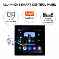 Panel de Control Inteligente para el Hogar de 4 Pulgadas, Reproductor de Música con Android 11, Pantalla Táctil de Pared para Automatización del Hogar, Compatible con Altavoz Amplificador de 2x25 W, Spotify