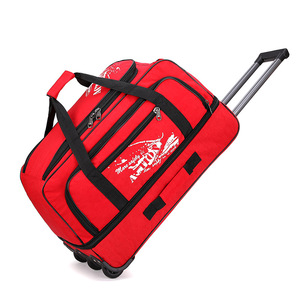 Fashion Waterproof Zipper Foldable Oxford Cloth Trolley <b>Roller</b> Bag Business Boarding Travel Spinner <b>Suitcase</b> Luggage Duffle - Product Image 6