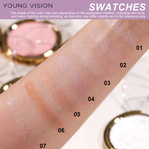 YOUNG VISION Poudre pressée polarisante illuminatrice fixatrice <span class=keywords><strong>de</strong></span> maquillage, contouring, waterproof, haute pigmentation - Product Image 3