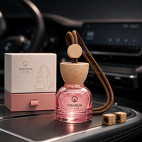 Flacon diffuseur rond suspendu 10 ml pour voiture, flacon en verre pour huiles essentielles, désodorisant automobile – Meilleures ventes